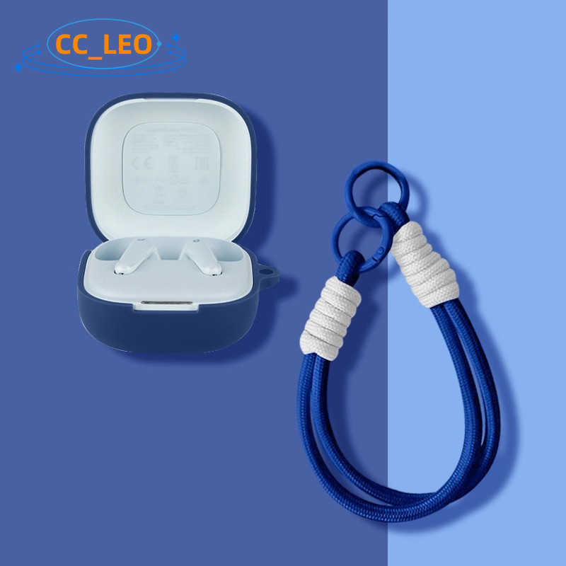 Case for Anker Soundcore R60i NC Case Cute Lanyard with Hook Silicone Soft Case Suitable for Soundco