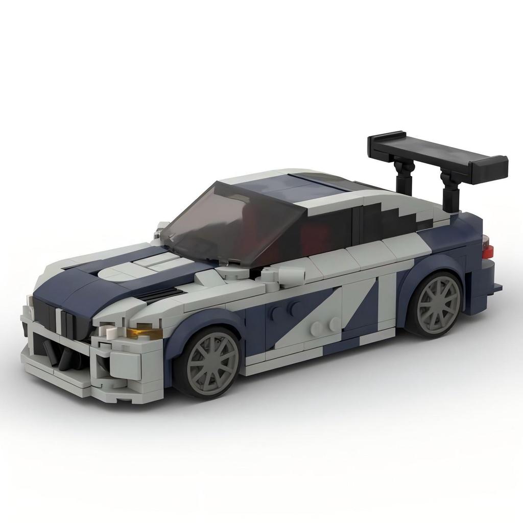MOC-162637BMW M3 E46 GTR Đồ Chơi Sáng Tạo Quà Tặng Xe Lắp Ráp Khối Xây Dựng Tương Thích Với Các Hạt 