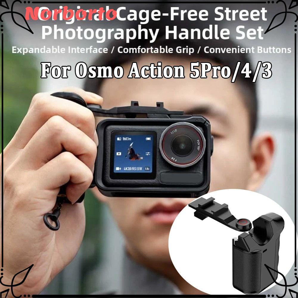 NORBORTO Xplorer Grip Kit Handle, Nút chụp bằng nhựa Street Grip Holder, Phát hành nhanh Tay cầm máy