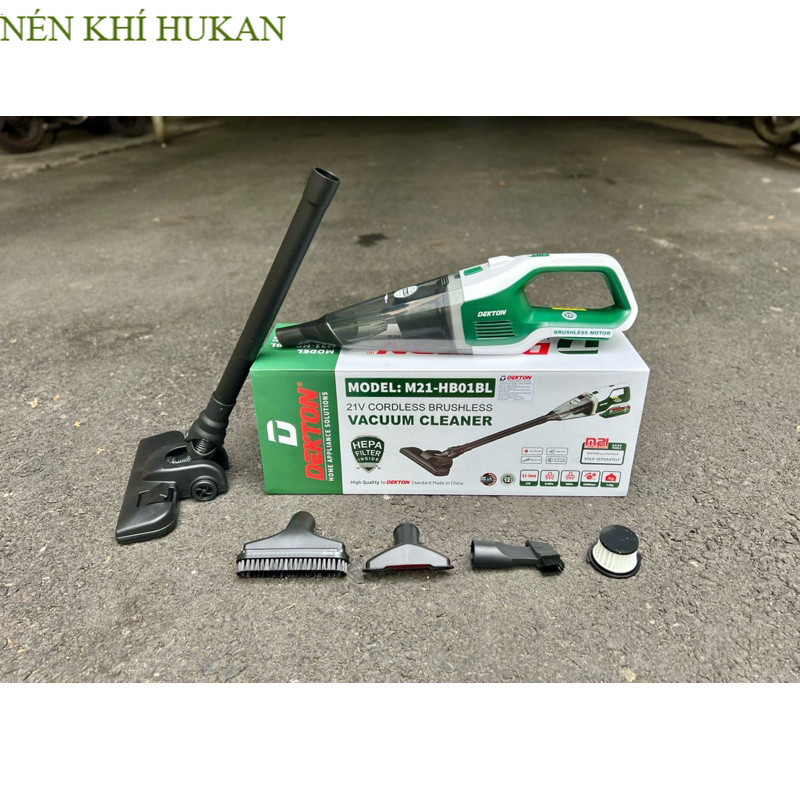 Nén Khí HUKAN Máy hút bụi pin Dekton motor không chổi than M21 - HB01BL-