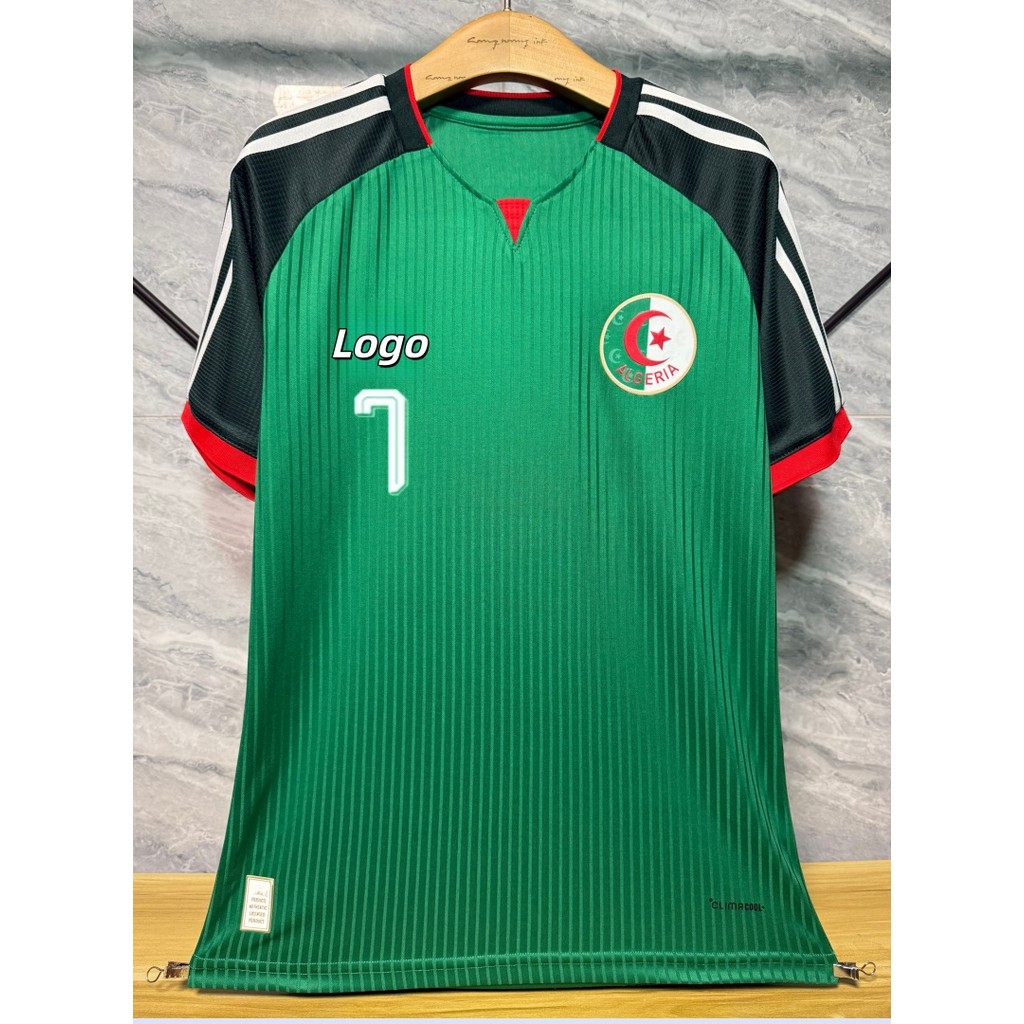 Vấn đề cầu thủ Algeria 2026 World Cup Jersey Nam Algeria Sân khách tay ngắn Áo thun bóng đá