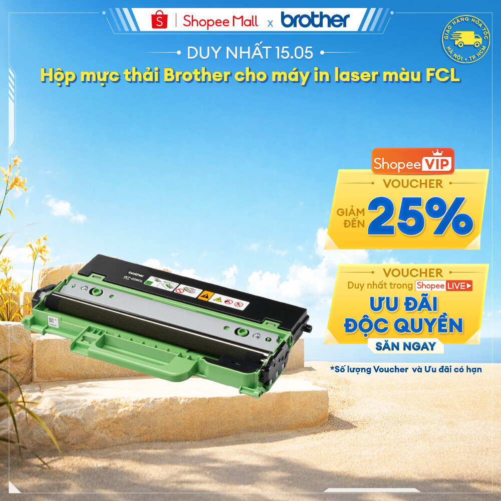 Hộp mực thải Brother cho máy in laser màu FCL (HL-L3240CDW/HL-L3280CDW/DCP-L3560CDW/MFC-L3760CDW/MFC
