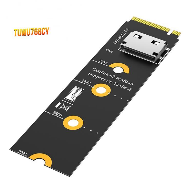 Thẻ nâng M.2 NVMe sang Oculink EGPU NVMe Key M sang SFF-8611 / 8612, Bộ chuyển đổi PCI-E 4.0 X4 sang