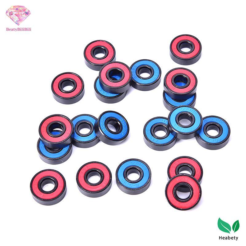 Heabety 10 Cái / bộ 608 2RS Vòng bi kín bằng thép rãnh sâu 608RS 608-2RS mới