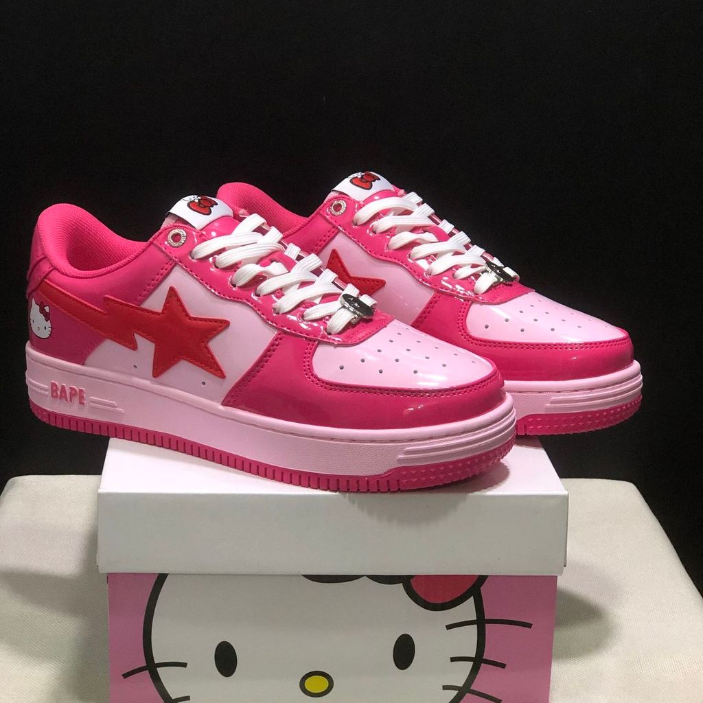 Giày da thông thường Bape STA Joint Patent