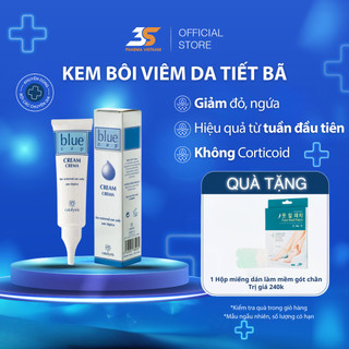  Kem Bôi Blue Cap Cream Cho Viêm Da Cơ Địa Viêm Da Dị Ứng Vảy Nến Giảm Ngứa Mẩn Đỏ Dưỡng Ẩm Làm Dịu Da Tuýp 50g 