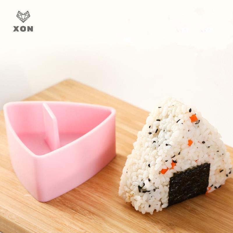 [XON] Khuôn Sushi Onigiri Rice Ball Food Press Khuôn Làm Sushi Hình Tam Giác Bộ Sushi [Mina]