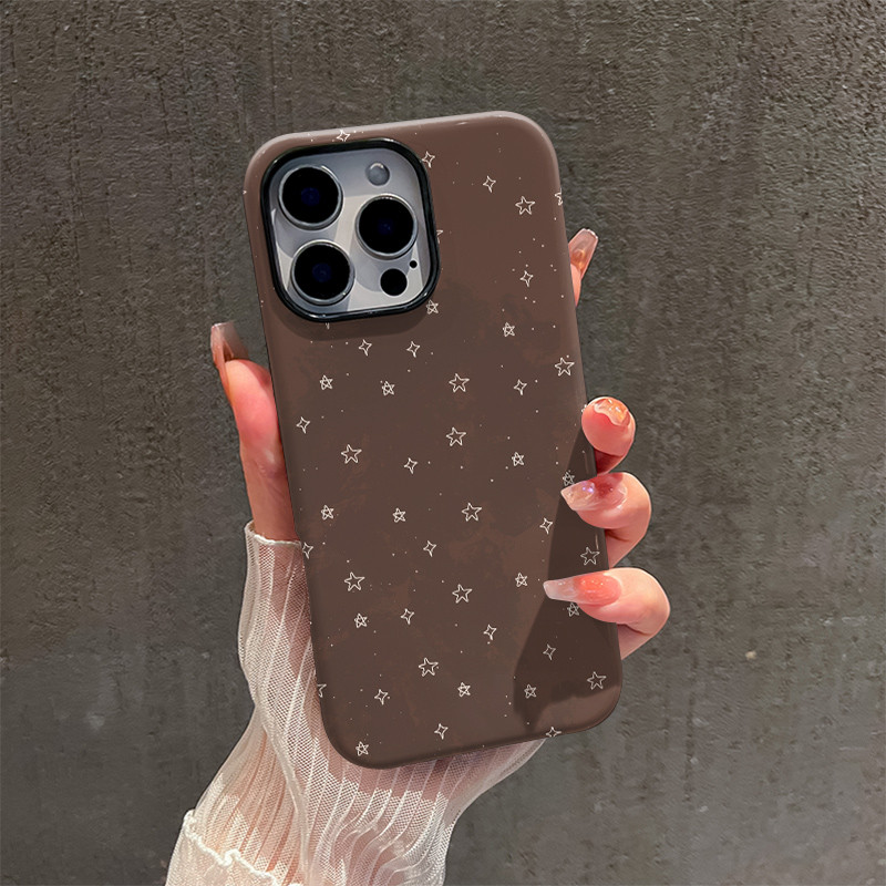 UKRZ Thích Hợp Cho Apple 17 Huawei P80 Glory Xiaomi 17OPPO OnePlus vivo Redmi iPhone Brown Line Star