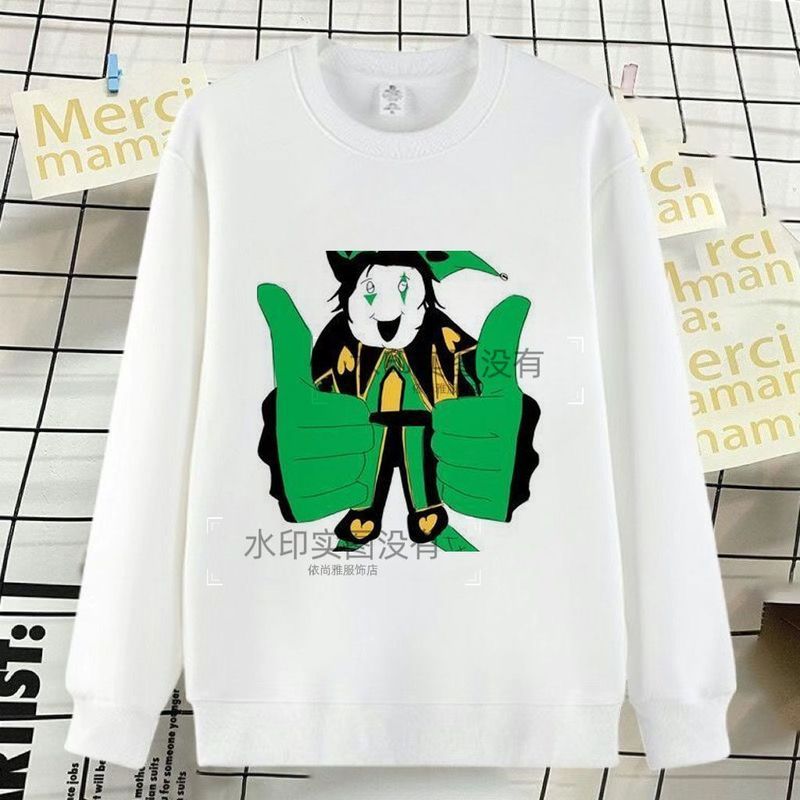 Pierrot the Freak Circus Freak Circus Game Sinh viên Mùa thu đông Plus Áo len nhung Top