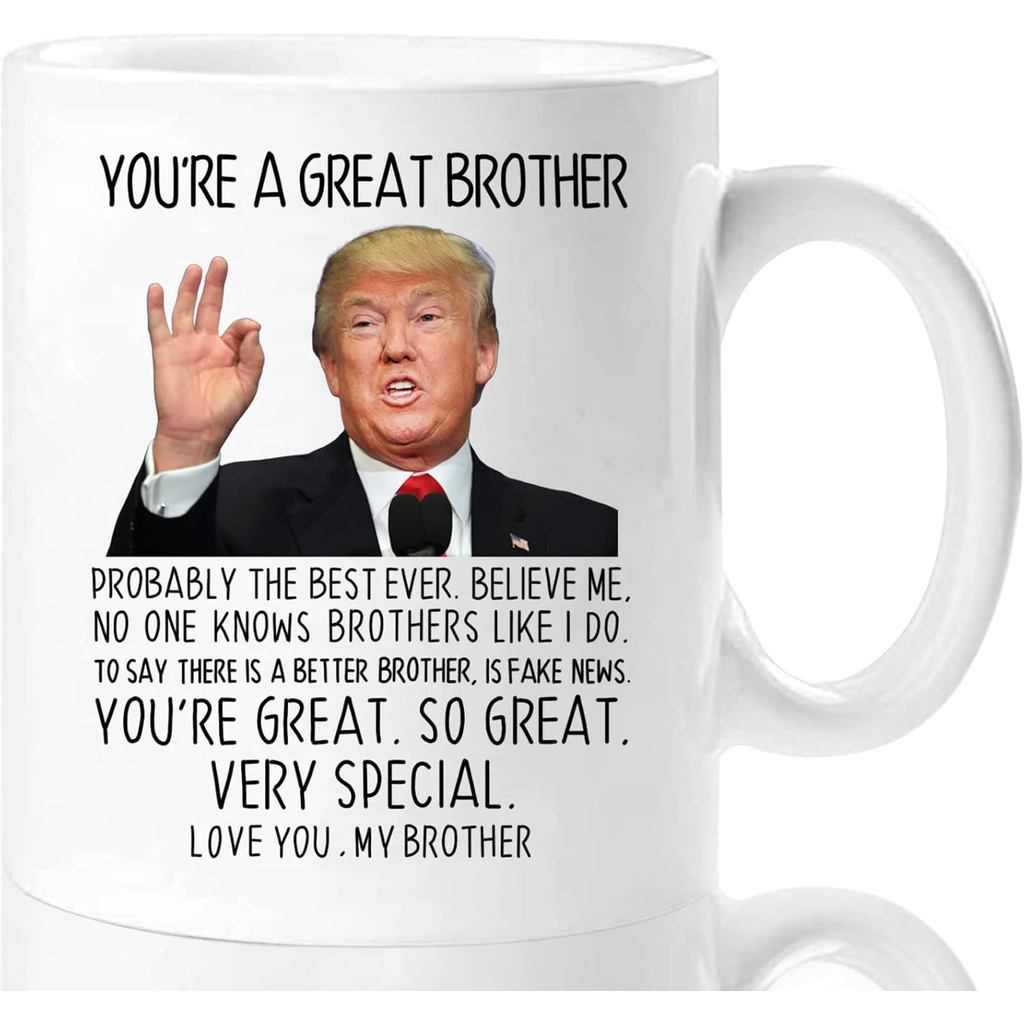 Aurahouse You 're A Great Brother Mug, Quà tặng Gag sinh nhật cho anh trai, Giáng sinh, Quà tặng ngà