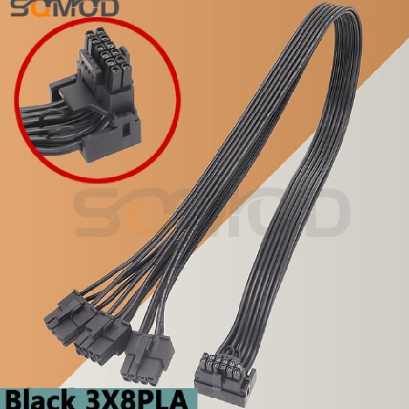 Thermaltake-Modular GPU 3x8-pin đến 16Pin Power PCIE5.0 12VHPWR