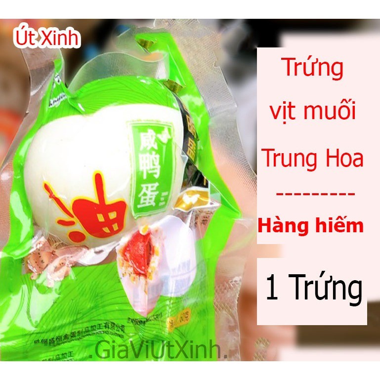 TRỨNG VỊT MUỐI BIỂN TRUNG HOA 5 TRỨNG - SALTED DUCK EGGS - TRỨNG VỊT MUỐI CÔN MINH .