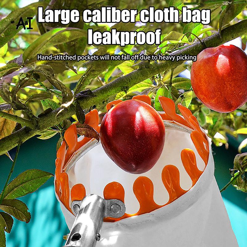 AI 1Pc Fruit Pier Fruit Piing Tool Có Túi Bảo Quản Thép Không Gỉ Fruit Pier Tool Tree Fruit Catching