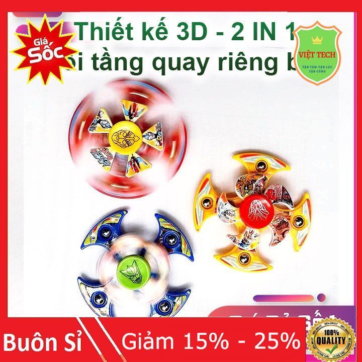 {Combo 2 chiếc} con quay spiner 3 cánh