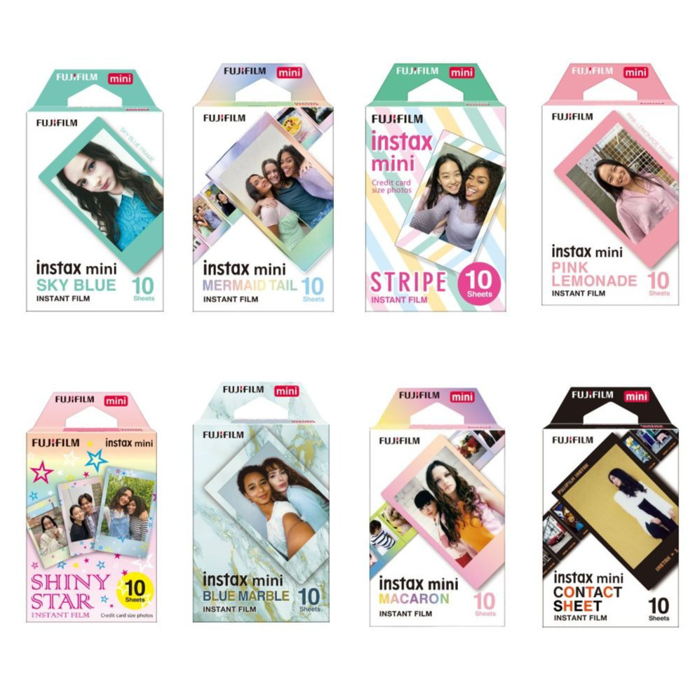 Fujifilm Instax Film Mini Viền Các Loại - Film Chụp Ảnh Lấy Liền Chính Hãng | Dùng Cho Instax Mini 1
