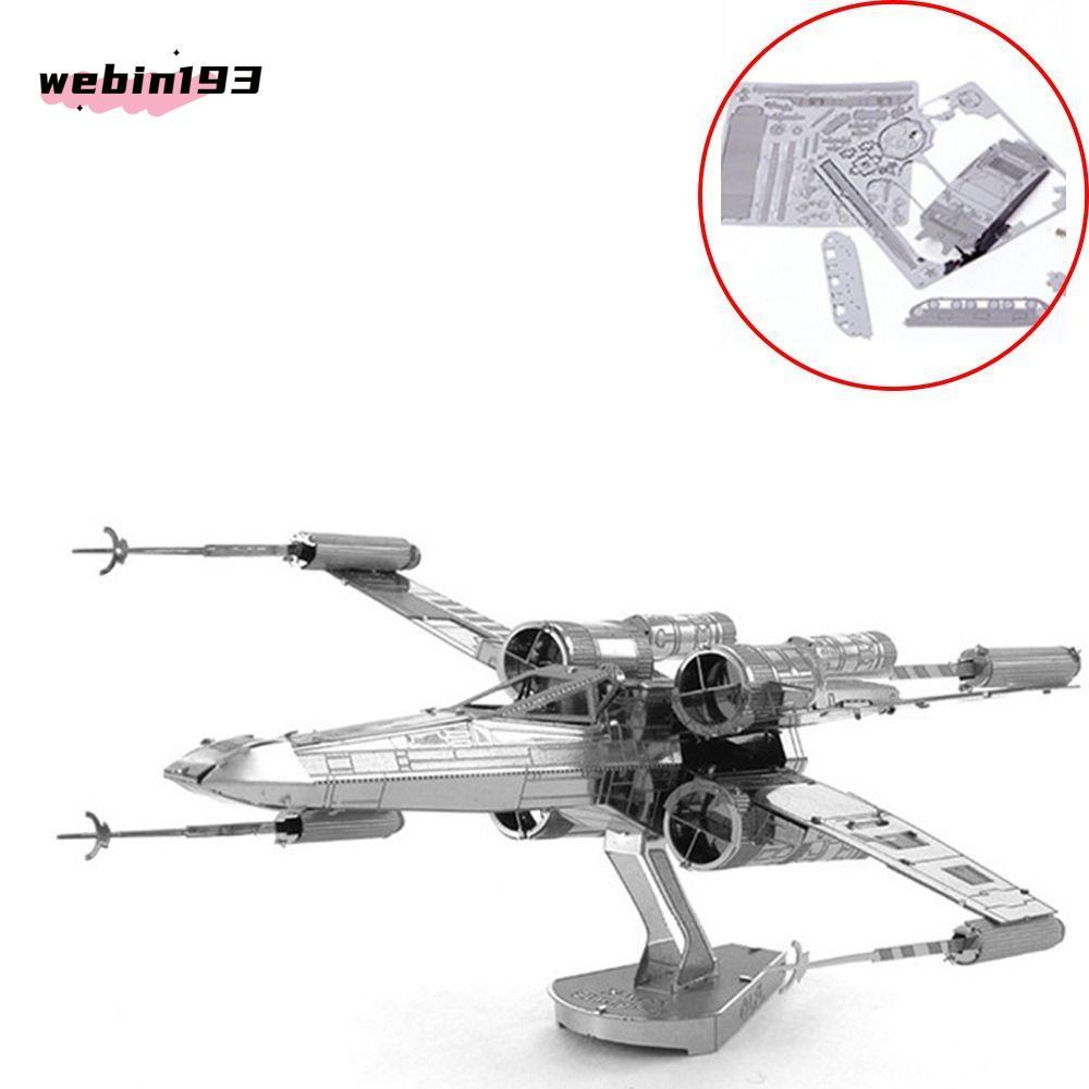 Câu đố kim loại NOONOR Star Wars, BB8 Millennium R2D2 Lắp ráp Ghép hình, Cắt Laser ATAT Mô hình kim 