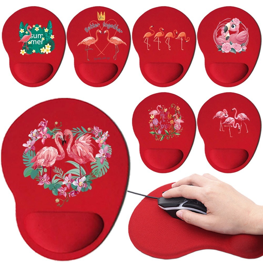 New red mouse pad  computer gaming wrist rest mouse pad  desktop keyboard mouse pad  multiple styles