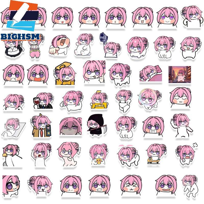 [BIGHSM] 50 Cái Doro DIY Thêu Sò Điện Thoại Hành Lý Ván Trượt Đề Can Chống Thấm Nước Búp Bê Nikke Do