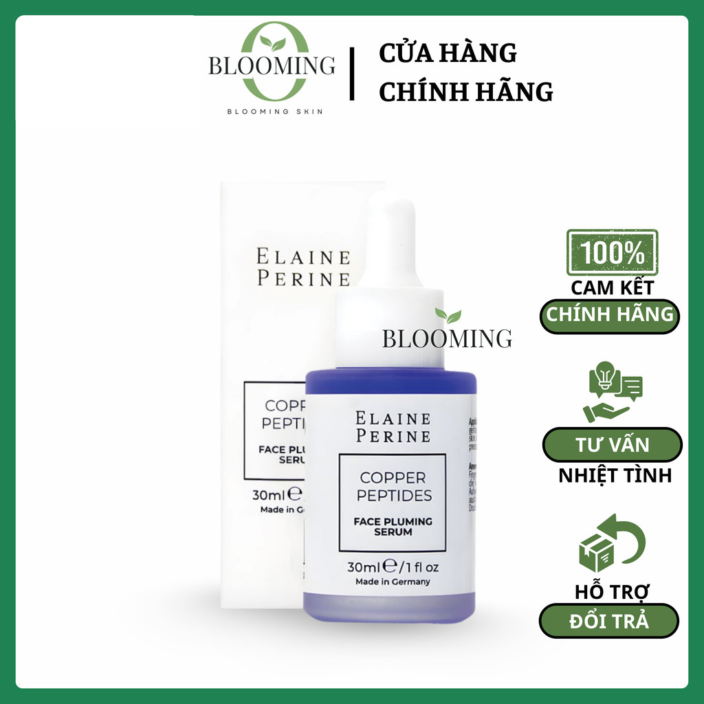 (Công ty) Tinh Chất Elaine Perine Copper Peptides Face Plumping Serum Nâng Cơ, Tăng Đàn Hồi, Chống O