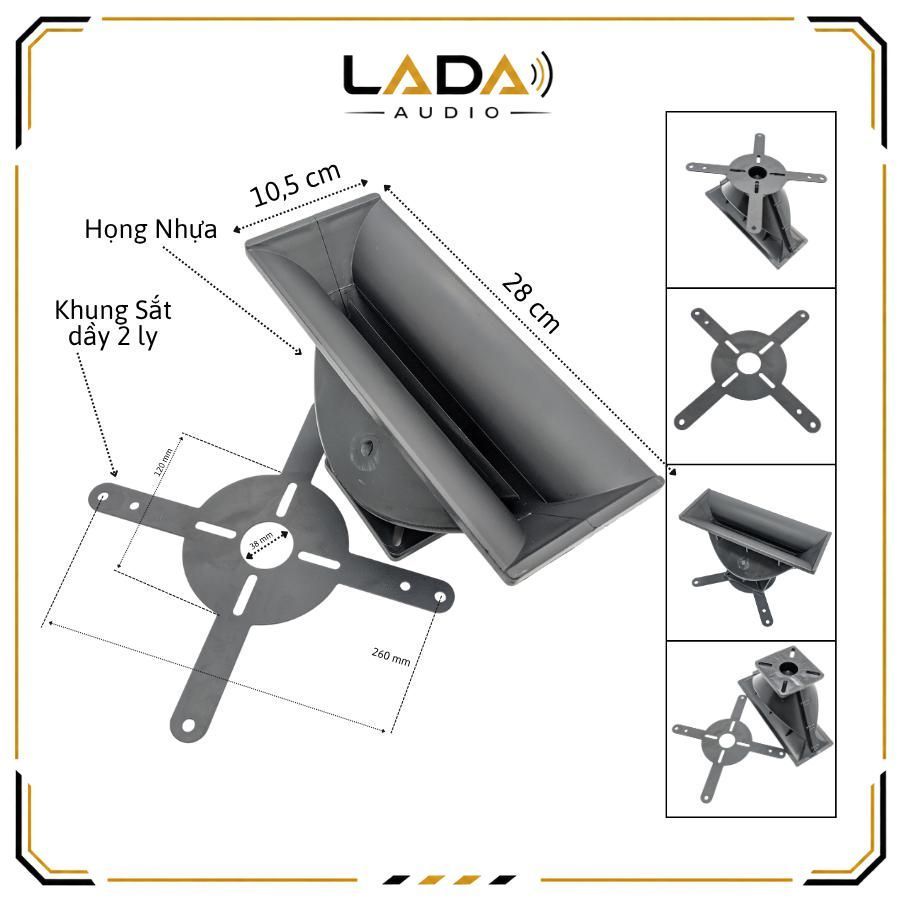 Họng treble loa Fill 750 Array Đơn kícḣ thước 10,5 x 28 lắp 1 treble 750 450 neo thường giá 1 cái