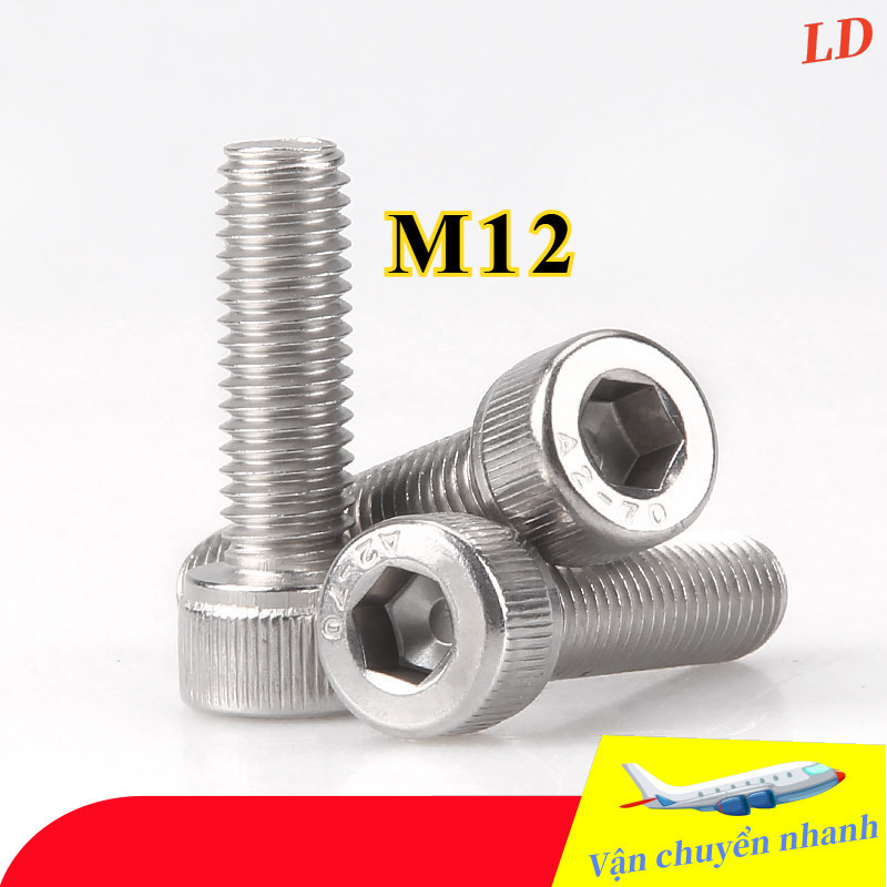 [ZHX-WJ-1] Bulong lục giác đầu trụ Inox 304  Ốc lục giác inox 304 / Bulong Lục Giác Chìm Đầu Trụ Ino