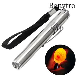 Máy kiểm tra nến trứng BENYTRO, Đèn lạnh có đèn pin LED phát hiện trứng, Đèn LED bằng thép không gỉ bền cho tất cả gà vịt đen trứng Canary