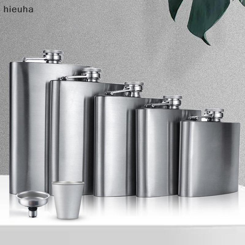 Pff 1 4 5 6 7 8oz xách tay mini thép không gỉ rượu Hip Flask cho Chai du lịch Whisky chai Mug Flask 
