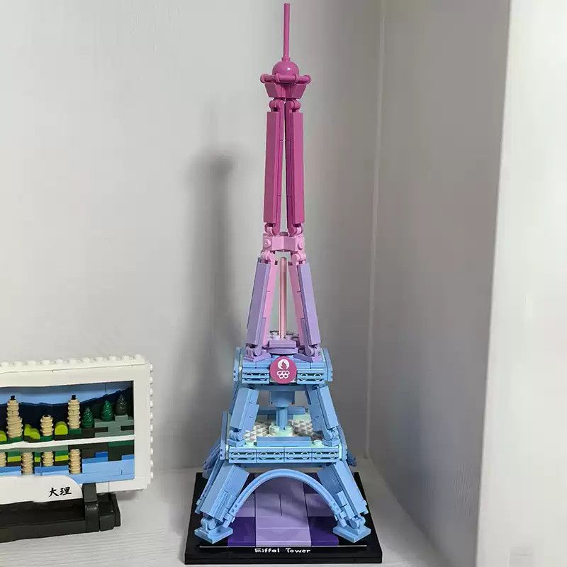 Tháp Eiffel Tương Thích Lego Khối Xây Dựng Xây Dựng Khổng Lồ Khó Lắp Ráp Đồ Chơi Khổng Lồ Sinh Nhật 