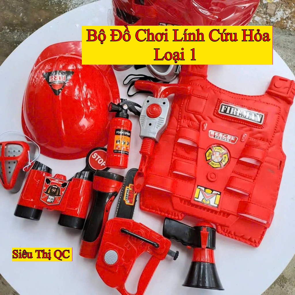 Bộ Đồ Chơi Lính Cứu Hỏa Nhập Vai