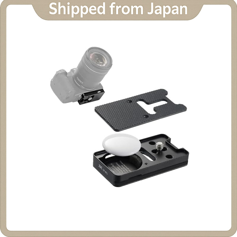 Velbon (.jp Limited) HAKUBA AirTag-Compatible Arca‑Swiss Quick Shoe Plate AMZCAATQS — Low‑Profile Al