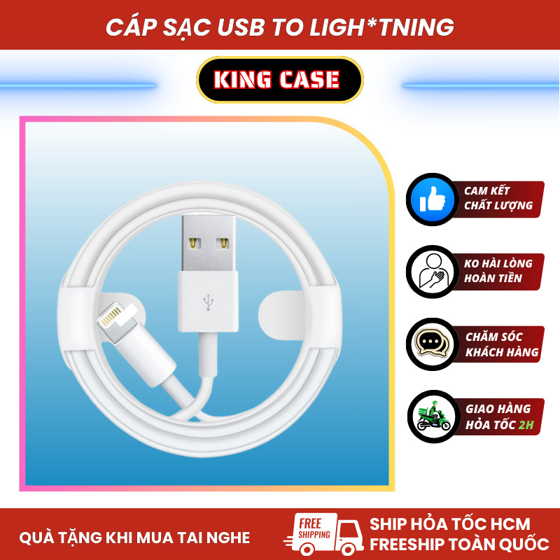 [TẶNG] Cáp Sạc USB to Ligh*tning - AP3 JERRY