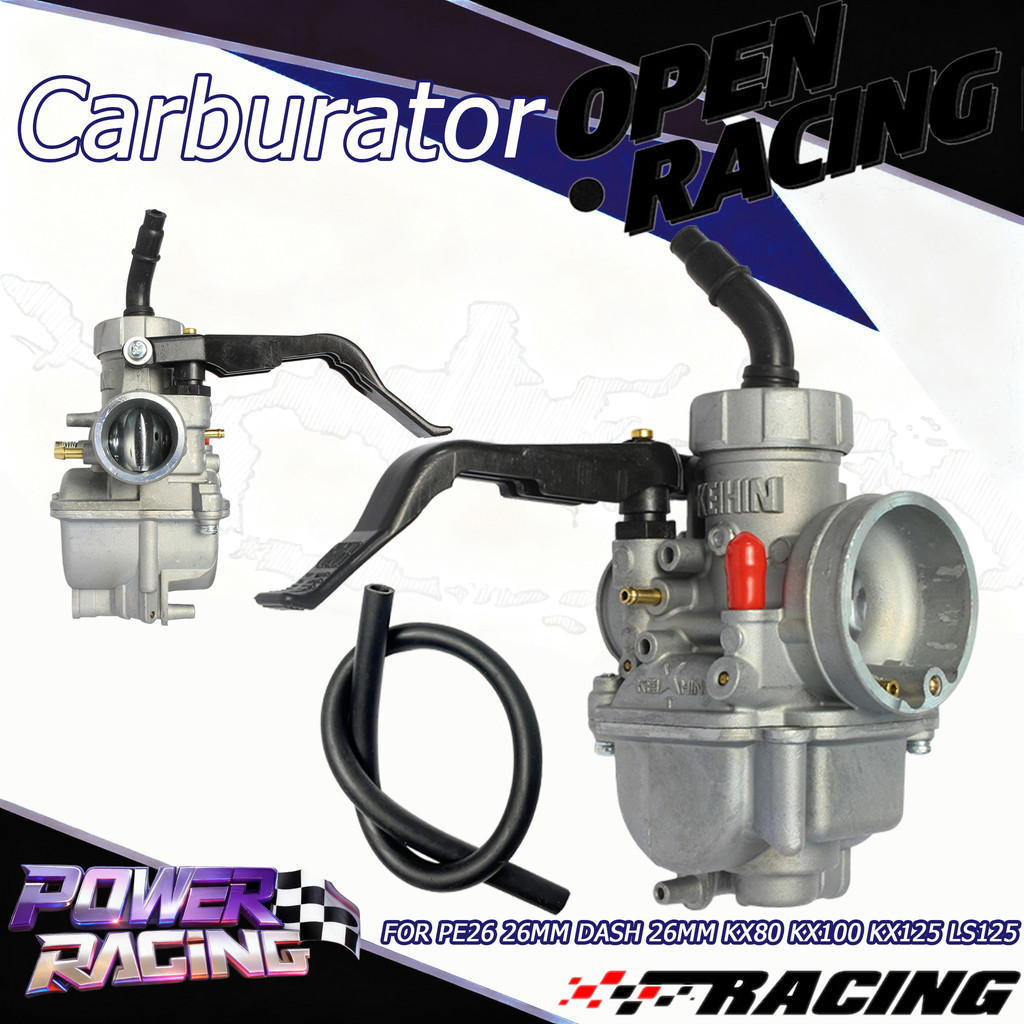 BỘ CHẾ HÒA KHÍ PE26 26MM DASH 26MM LS125 KX100 KX80 KX125