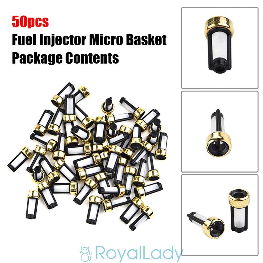 #ROYALLADY#Fuel Injector Micro Basket Filter Set for ASNU03C Injector Repair Kits 50 Pieces