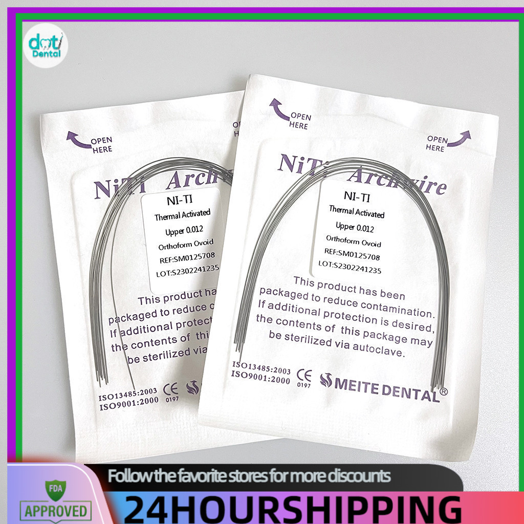 1 túi / 10 chiếc Máy cắt dây thép không gỉ Ovoid / Dây NITI tự nhiên