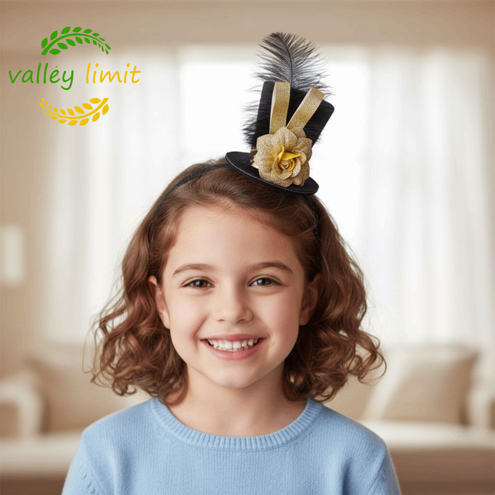 VALLEY LIMIT Carnival Party Headband, Dress Up Sun Protection Soldier 's Top Hat, Doorman 's Hat Rol