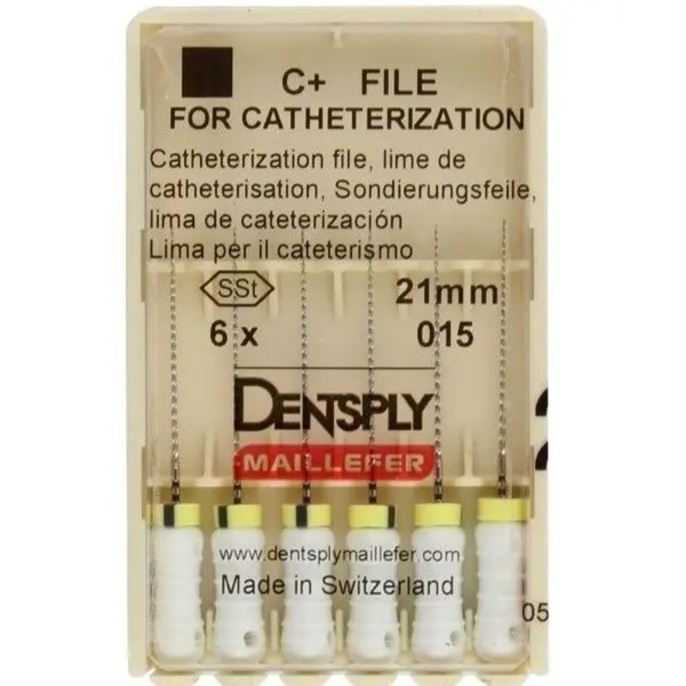 DENTSPLY Dental C + File No. #06 #08 #10 #20 #25 #30 #35 #15-40 21mm 25mm 31mm 6 tập tin / gói