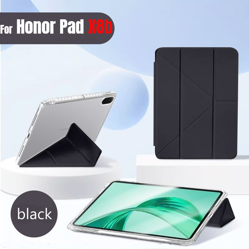 Dành Cho Honor Pad X8B Ốp Lưng 11 Inch 2026 Gấp Acrylic Trong Suốt Đứng Dành Cho Funda Honor Pad X8B