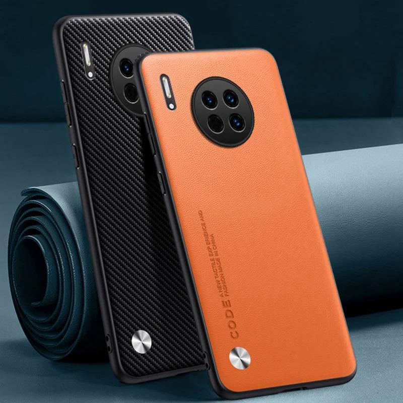 Ốp Da PU Sang Trọng Cho Huawei Mate 30 pro Ốp Lưng Silicon Bảo Vệ Toàn Diện Vỏ Điện Thoại Huawei Mat