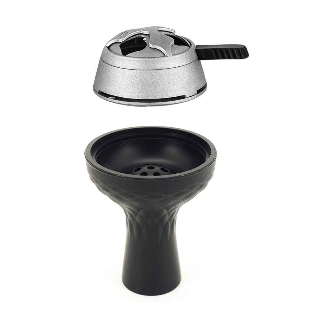 Nồi nước Hookah di độngsilicon bảy lỗ - 12.6