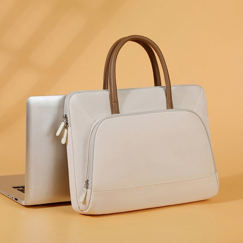 Cặp đôi Laptop tối giản có ngăn máy tính bảng | Túi xách thông thường dành cho doanh nhân nhẹ không viền có sẵn nhiều kích cỡ
