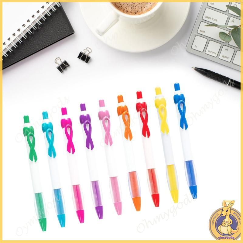 OMG * 20 Chiếc Bút Bi Có Thể Thu Vào Có Kẹp Bút Để Viết Ghi Chú Tay Cầm Công Thái Học Mịn Viết Văn P