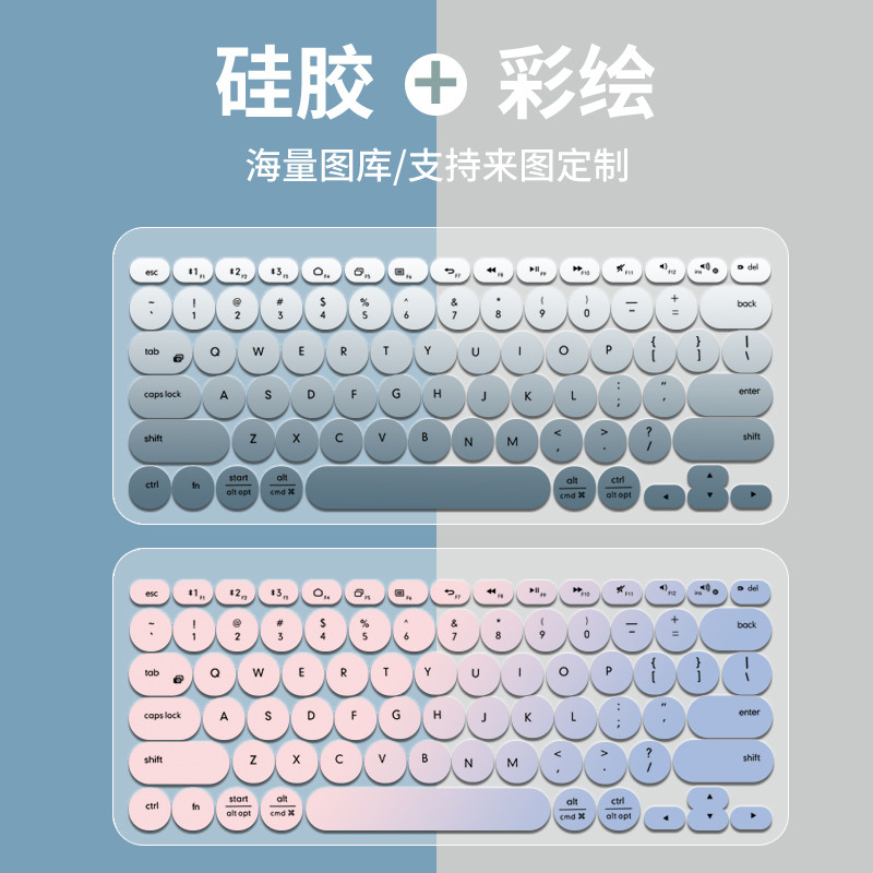 Thích hợp cho Logitech PEBBLE 2 COMBO Bluetooth không dây Văn phòng Bàn phím âm thanh Phim bảo vệ Nú