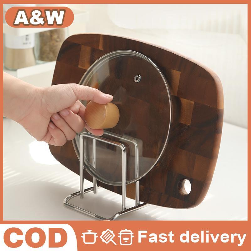 [WHP] Stainless Steel Cutting Board Holder Kitchen Organizer Chopping Board Storage Rack