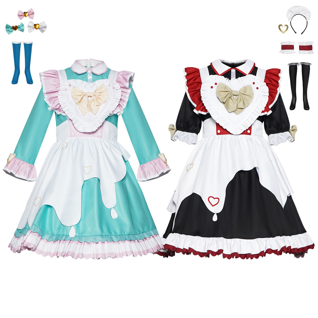 Cô gái phát trực tuyến Halloween phụ thuộc rất nhiều vào trang phục cosplay, bao gồm trang phục hầu 