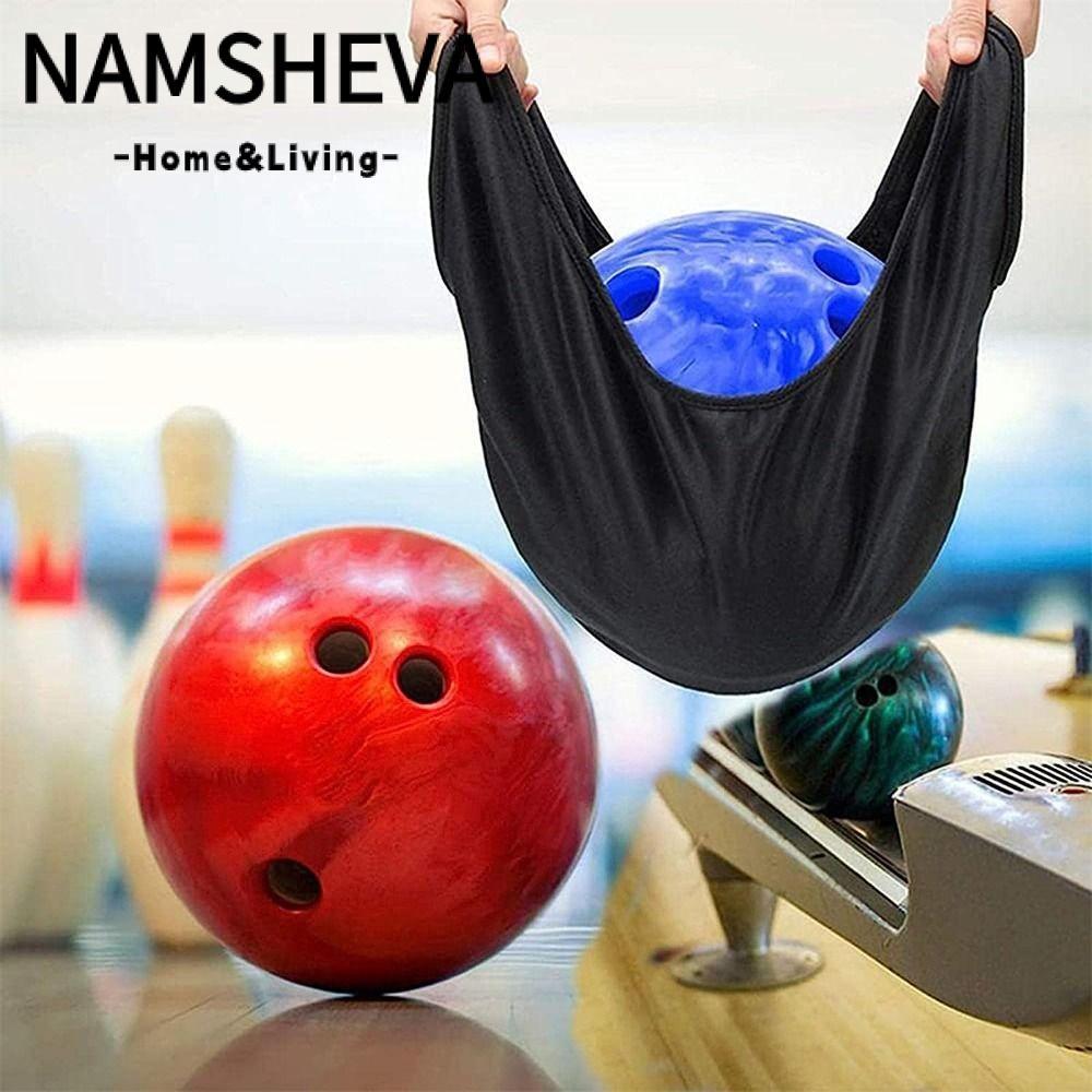Túi làm sạch bóng bowling NAMSHEVA, Phụ kiện bowling có độ đàn hồi cao Túi đựng bowling, Túi đựng sợ