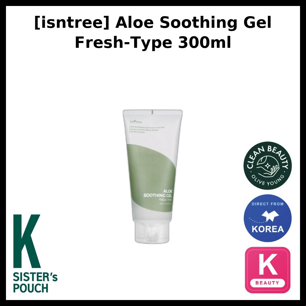 [isntree] Gel làm dịu lô hội Loại tươi 300ml / Gel lô hội Hàn Quốc / Công thức nhẹ / Xác thực 100% c