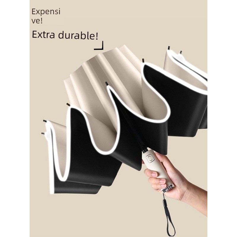 ô gấp gọn mini ô che mưa gấp gọn cute Ô dù gấp siêu lớn ô dù ngược ô che nắng chống nắng hai lớp chố