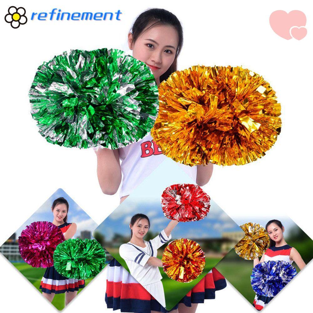 REFILINEMENT Cổ Vũ Bóng Cổ Vũ Trang Phục Lạ Mắt Tay Cầm Đôi Lỗ Khiêu Vũ Trang Trí Tiệc