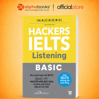 Sách - Hackers Ielts Basic Listening - Dành cho band 3.0-5.5 - Kèm lời giải chi tiết (Gamma Books)