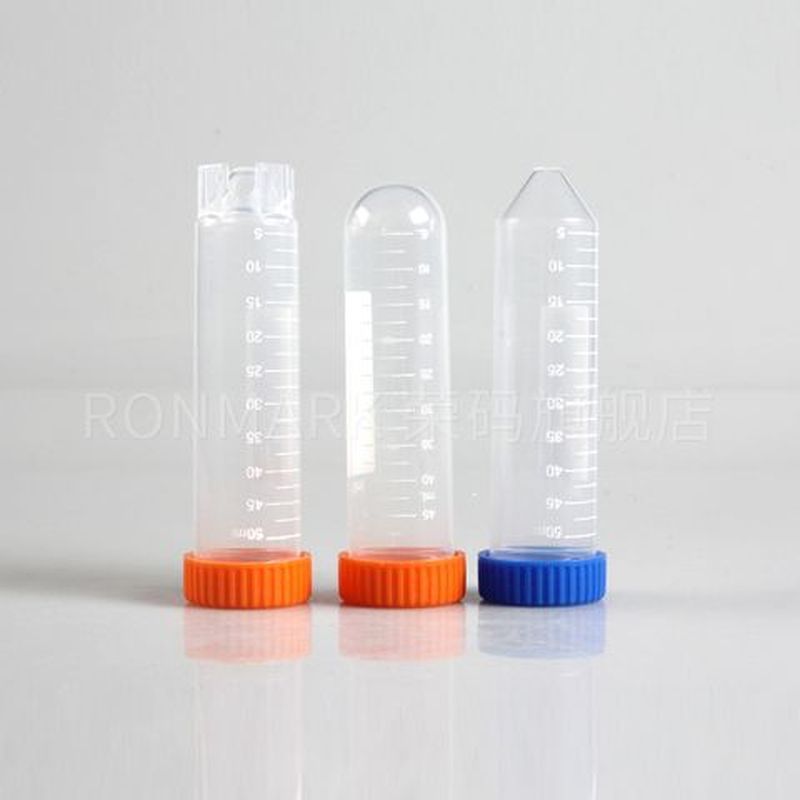 50ml Ống ly tâm Điểm vít đáy phẳng Luojian Luoyuan có thể đứng ống ep với tỷ lệ 25 cái / gói
